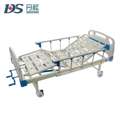 La fabrication chinoise fournit un lit d'hôpital pliable en ABS à 2 fonctions à Singapour
