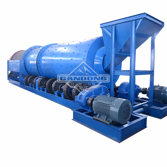 Usine de lavage de minerai d'or d'épurateur à tambour rotatif 400t/H grande capacité en Australie